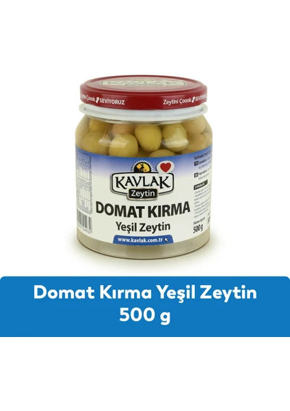 Kavlak Domat Kırma Yeşil Zeytin 500 gr