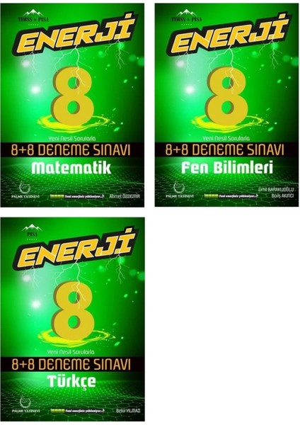 LGS 8. Sınıf Enerji Matematik Fen Bilimleri ve Türkçe Deneme