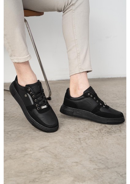 305 Siyah Renk Siyah Tabanlı Erkek Günlük Ayakkabı fiyatları