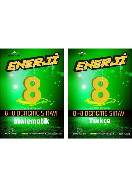 LGS 8. Sınıf Enerji Matematik - Türkçe Deneme