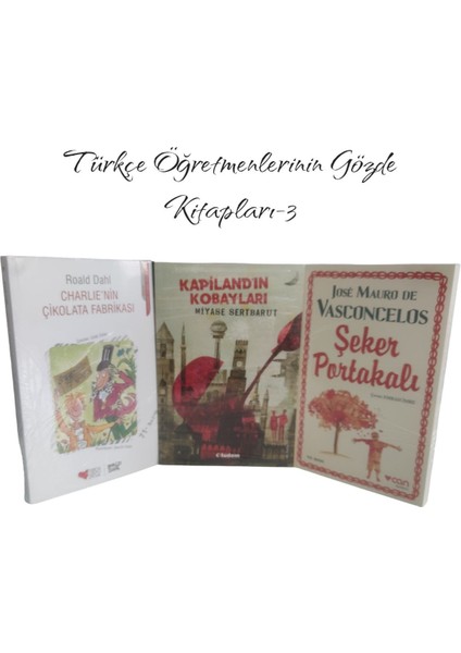 Charlie'nin Çikolata Fabrikası - Kapiland'ın Kobayları - Şeker Portakalı 3 Kitap