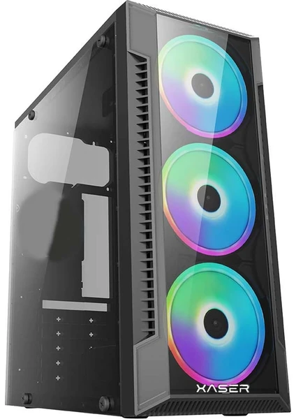 MG3147 3x Rainbow Fan USB 3.0 Powersız Atx Gaming Oyuncu Kasası