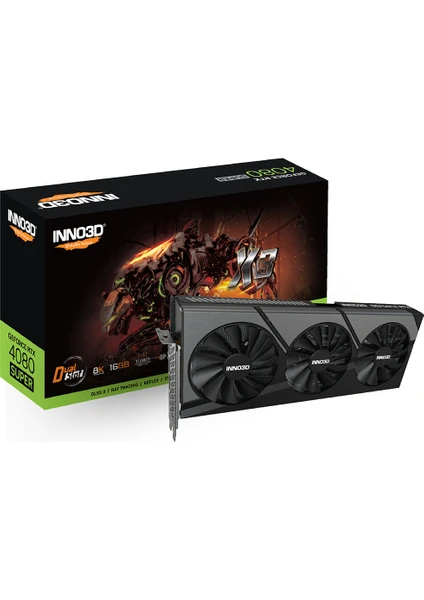 INNO3D Nvidia Geforce RTX4080 Super X3 16GB 256 Bit GDDR6X Ekran Kartı (N408S3-166X-18703552)