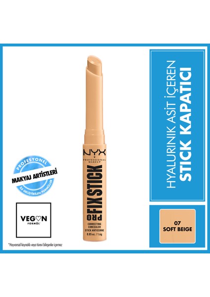Pro Fix Stick Kapatıcı - 07 Soft Beige