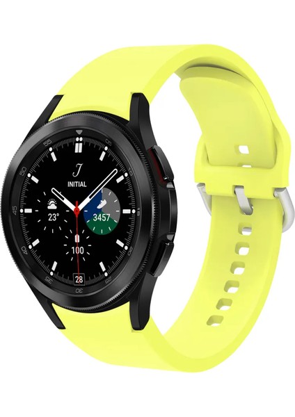 Samsung Galaxy Watch 4 5 Pro 6 40 42 43 44 45 46 47 mm Uyumlu Kavisli Tasarım Silikon Kordon
