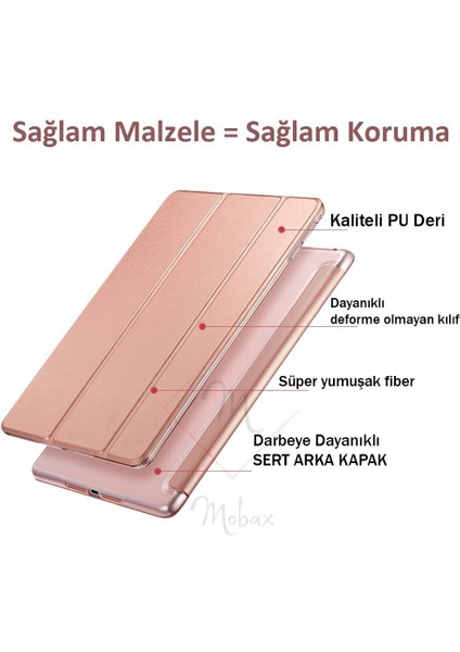 Samsung Galaxy Tab A9 Plus X210 X213 X215 X217 Kılıf Pu Deri Smart Standlı Case modelleri