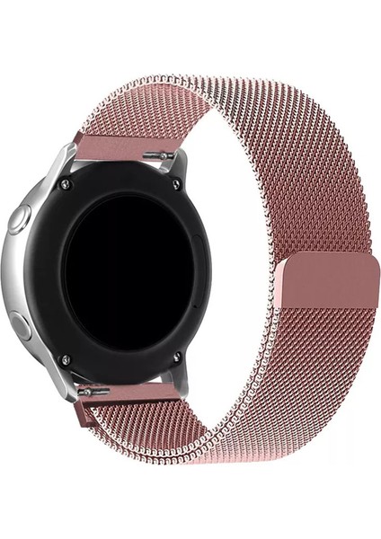 Samsung Galaxy Watch 4 5 Pro 6 40 42 43 44 45 46 47 mm Uyumlu Metal Hasır Kordon 20 mm