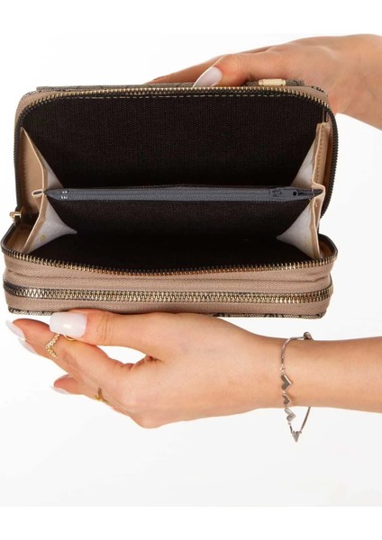 NP285 Kadın ,desenli Telefon Bölmeli Çapraz Askılı Omuz Çantası modelleri