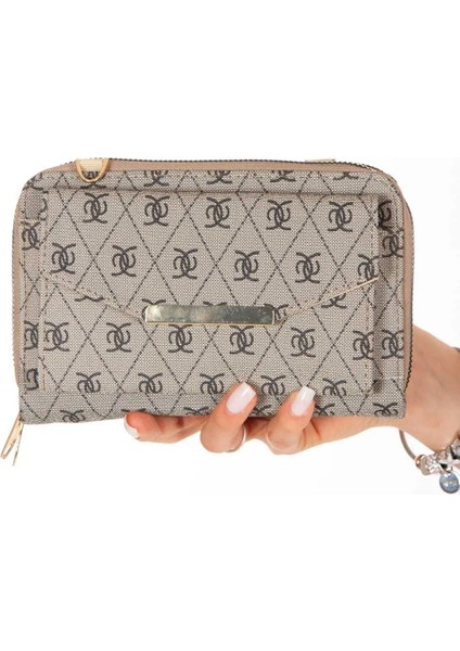 NP285 Kadın ,desenli Telefon Bölmeli Çapraz Askılı Omuz Çantası indirimleri