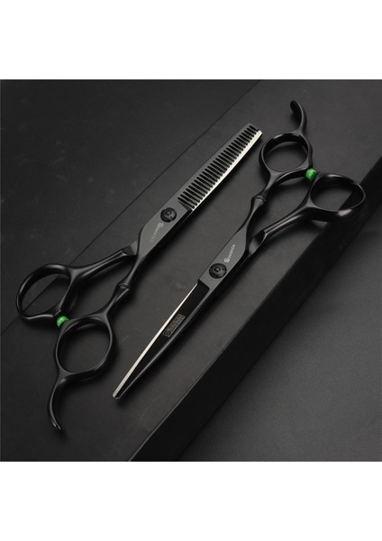 Yeşil Stil Kuaför Malzemeleri Yüksek Li Makaslar Berber Salonu Barbearia .a Ors Berber Saç Kesme Sissors Makas (Yurt Dışından)