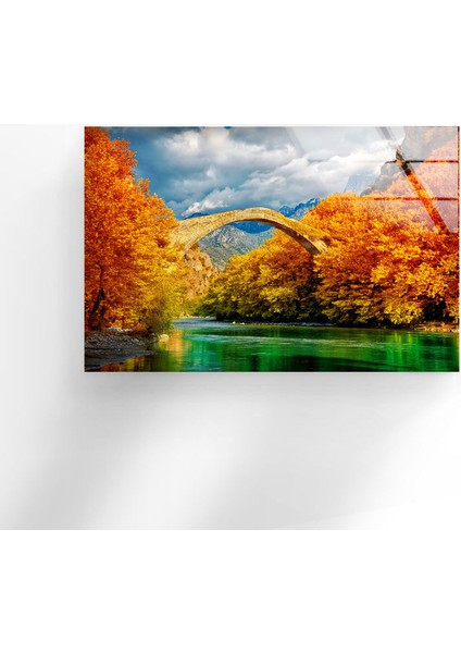 Konitsa Köprü Temperli Cam Duvar Tablosu indirimleri