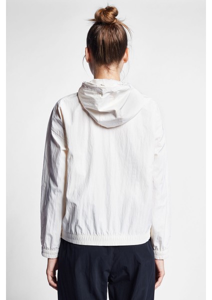 Kadın Fermuarlı Kapüşonlu Sweatshirt 24B-2122