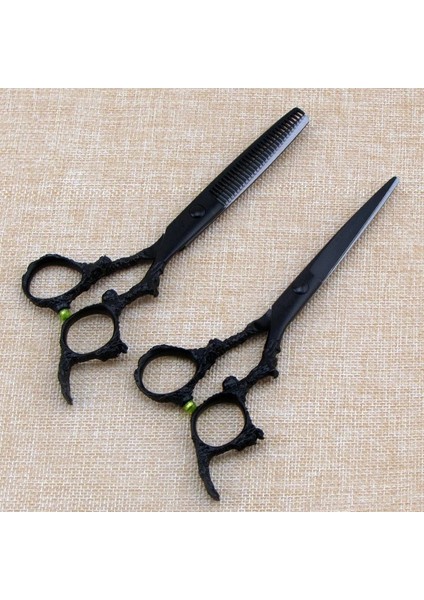 Tarzı Ayarla 6 ''siyah Ejderha Saç Ors Japon Saç Kesimi Makası Jilet Kuaförlük Ors Berber Saç Kesme Makinesi Çocuklar Için Berber Ors (Yurt Dışından)