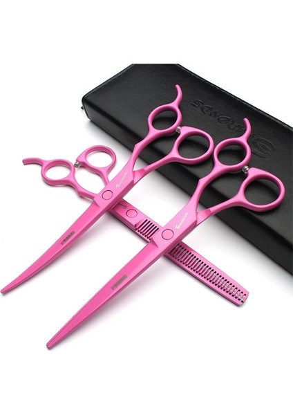 7 Inç Kavisli Stil Sharonds 7.0 Inç Japonya Saç Ors Siyah Berber Dükkanı Ors Set Kuaförlük Profesyonel Kesme Seti Saç Veya Aletler (Yurt Dışından) fırsatları