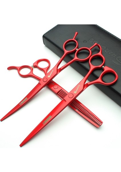 7 Inç Kavisli Stil Sharonds 7.0 Inç Japonya Saç Ors Siyah Berber Dükkanı Ors Set Kuaförlük Profesyonel Kesme Seti Saç Veya Aletler (Yurt Dışından) indirimleri