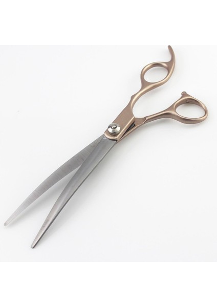 Aşağı Kavisli Stil Altın Saplı Ors Profesyonel Köpek Bakım Kuaförlük Makası Ors Seti Kavisli Ors Kiti Pet Damat Araçları (Yurt Dışından)