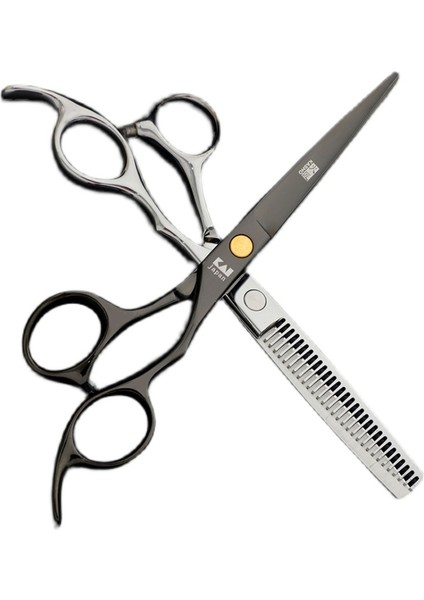 Siyah Kesim Stili Japonya Orijinal 6.0 Profesyonel Kuaförlük Veya Profesyonel Kuaför Veya Set Saç Kesme Makası Veya Saç Kesimi (Yurt Dışından) fırsatları