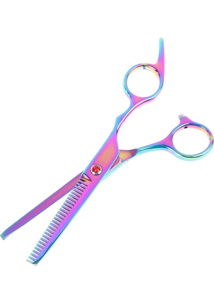 Inceltme Makası Stili 1 Adet Profesyonel Gökkuşağı Kesim Saç Ors Set Kesme Makası Tg Berber Veya Kuaför Ors (Yurt Dışından)