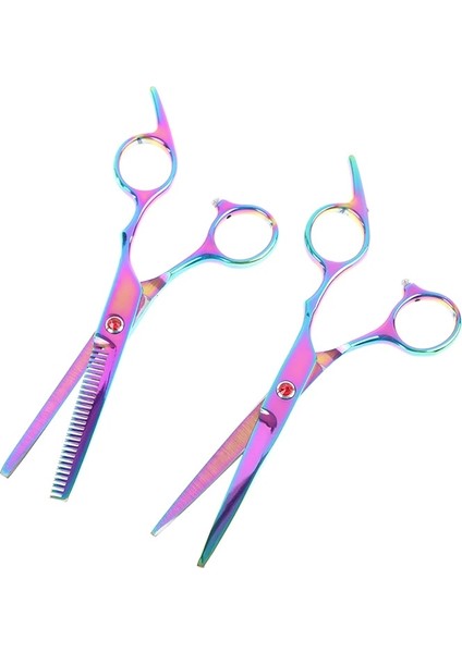 Inceltme Makası Stili 1 Adet Profesyonel Gökkuşağı Kesim Saç Ors Set Kesme Makası Tg Berber Veya Kuaför Ors (Yurt Dışından) fiyatları