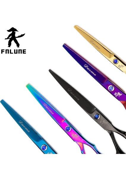 Mor Tarzı Fnlune Professional 6.0 Inç Kuaförlük Veya Kuaförlük Veya Gözyaşı Düz ​​makaslar Kuaför Salonu Kuaför (Yurt Dışından) fiyatları