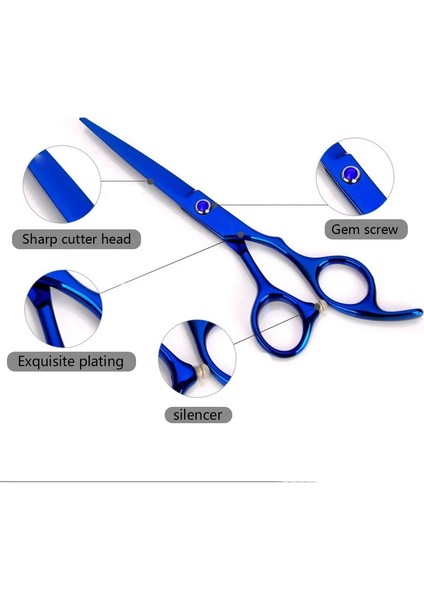 6 Inç9 Tarzı Profesyonel 6.0 Ir Berber Kuaförlük Veya Gözyaşı Düz ​​makas Güzellik Seti Renk Saf Siyah Kuaförlük Veya (Yurt Dışından) indirimleri