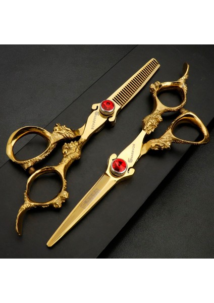 6 Inç Ince Siyah Stil 5. Airdressing Berber Ors Profesyonel Berber Oraircut Salon Kesme Makası Seti Tg (Yurt Dışından)