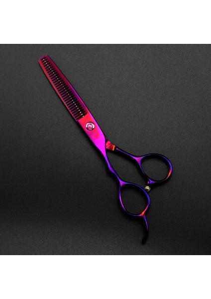 Inceltme Tarzı Profesyonel Japaurple Solak 6 '' Saç Kesme Berber Makas Saç Kesimi Tg Makası Kuaförlük Ors (Yurt Dışından)