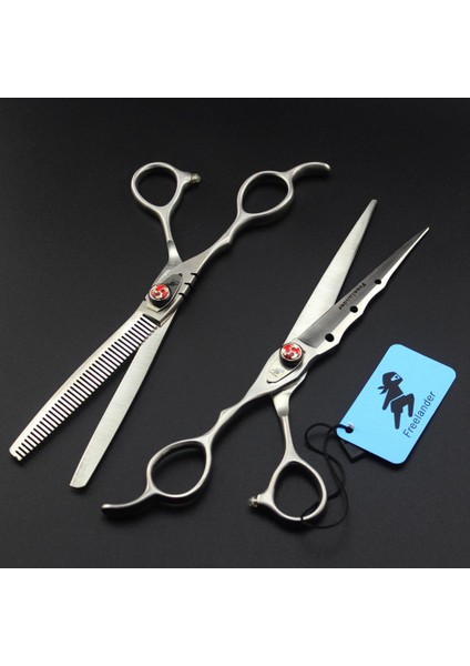 Kesme Makası Stili 7" Solak Kuaförlük Veya Mat Sol El Saç Veya Salon Berber Için Sol Kesme Lefty Tg Makasları (Yurt Dışından)