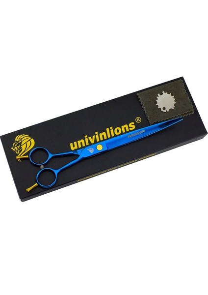 8001-YUKARI Stili 8 "titanyum Mavi Evcil Hayvan Makası Köpek Tımar Ors Köpek Kedi Saç Hayvan Makası Kiti Kesim Köpek Saç Makası Pet Ors Için Kedi (Yurt Dışından)