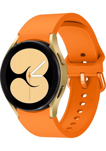 Samsung Galaxy Watch 4 5 Pro 6 40 42 43 44 45 46 47 mm Uyumlu Kavisli Tasarım Silikon Kordon