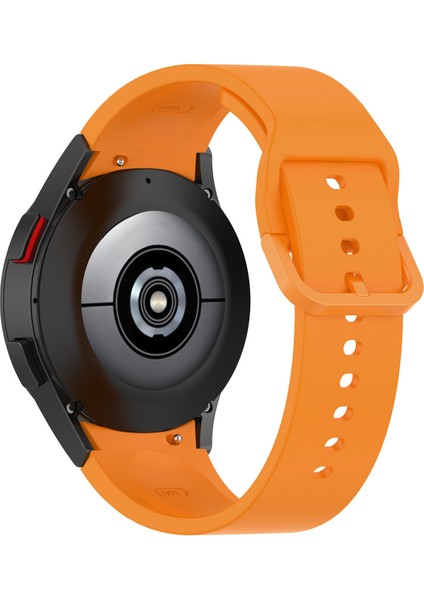 Samsung Galaxy Watch 4 5 Pro 6 40 42 43 44 45 46 47 mm Uyumlu Kavisli Tasarım Silikon Kordon