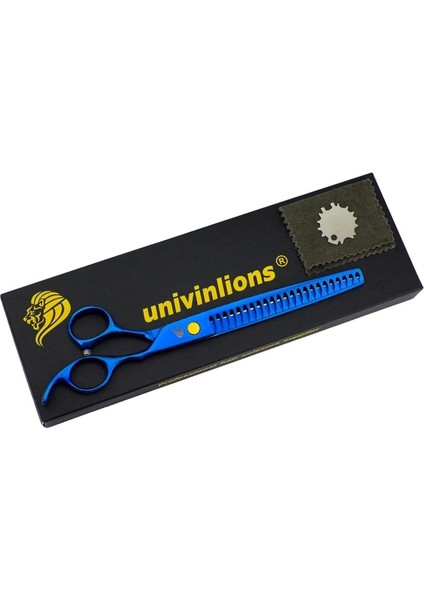 8001-İNCELEME Stili 8 "titanyum Mavi Evcil Hayvan Makası Köpek Tımar Ors Köpek Kedi Saç Hayvan Makası Kiti Kesim Köpek Saç Makası Pet Ors Için Kedi (Yurt Dışından)