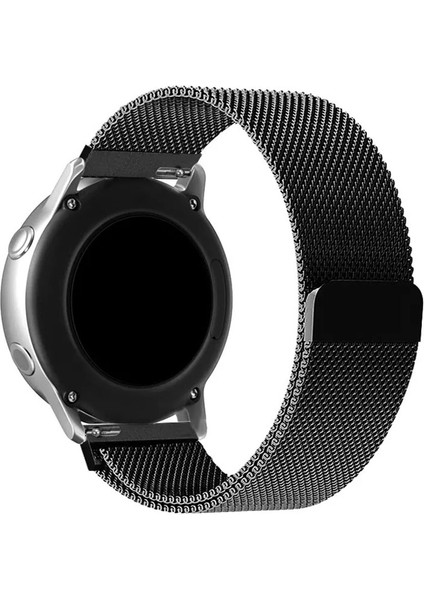 Samsung Galaxy Watch 4 5 Pro 6 40 42 43 44 45 46 47 mm Uyumlu Metal Hasır Kordon 20 mm
