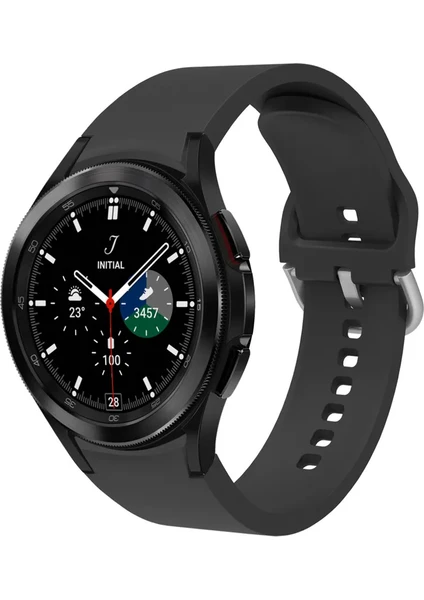 Samsung Galaxy Watch 4 5 Pro 6 40 42 43 44 45 46 47 mm Uyumlu Kavisli Tasarım Silikon Kordon