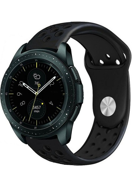 Samsung Galaxy Watch 4 40-42-44-46MM Watch 540 -44-Pro 45MM Uyumlu Delikli Spor Silikon 20 mm Kordon