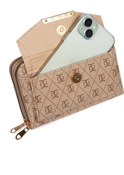 NP285 Kadın ,desenli Telefon Bölmeli Çapraz Askılı Omuz Çantası modelleri