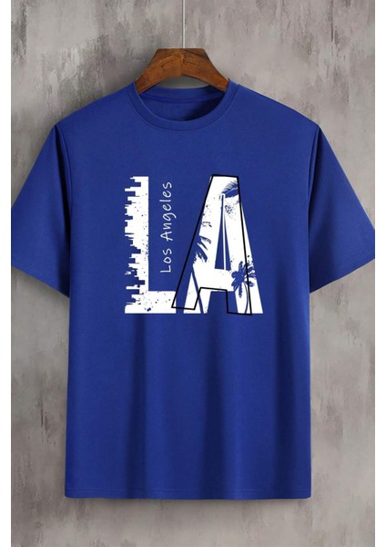 Only Trendwear Unisex Los Angles Baskılı Tasarım Tshirt