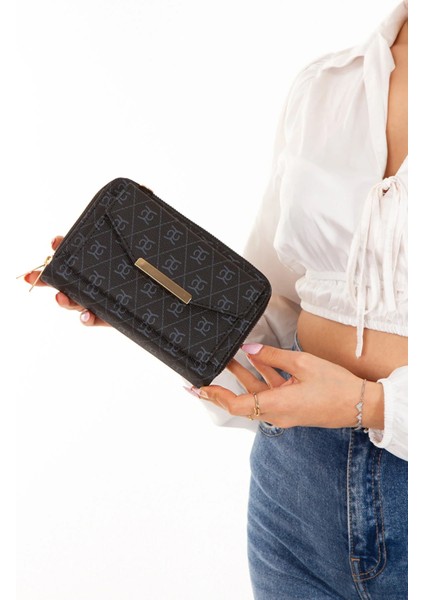 NP285 Kadın ,desenli Telefon Bölmeli Çapraz Askılı Omuz Çantası indirimleri