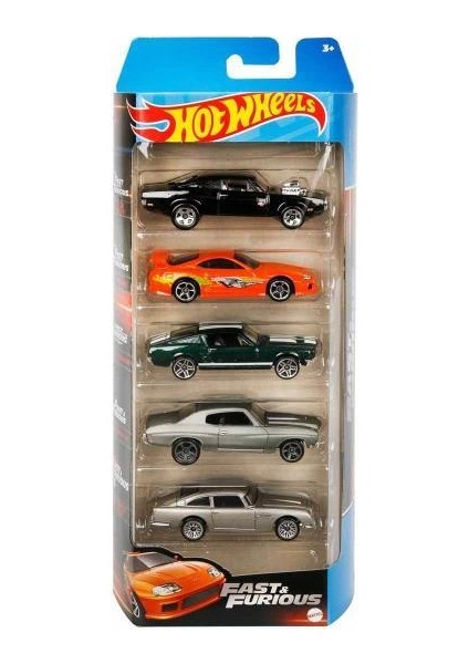 Hw Design Lab Fast Furious 5'li Set - Seri-2