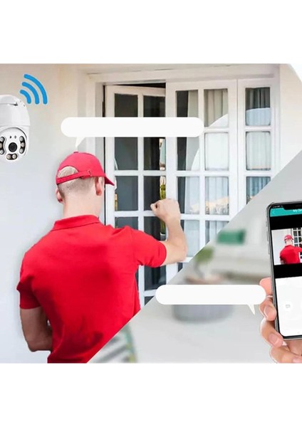 2mp Hd 2.5 Inch IP66 Ip Kamera Wifi Özellikli Hareket Takipli ve Gece Sensörlü Alarmlı Kamera Blm-41