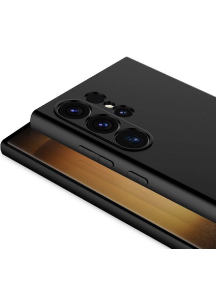 Samsung Galaxy S24 Ultra Kılıf Mara Lansman Silikon Mat Soft Kamera Korumalı Siyah fiyatları