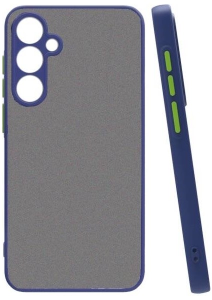 Samsung Galaxy S24 Plus Kılıf Kamera Korumalı Hux Silikon Lacivert