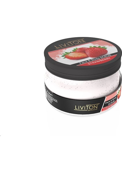 Çilekli Body & Face Scrub Tazeleyici Temizleyici Vücut ve Yüz Peelingi 300 ml fiyatları