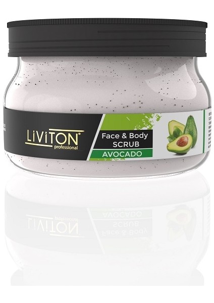Avokadolu Body & Face Scrub Tazeleyici Temizleyici Vücut ve Yüz Peelingi 300 ml