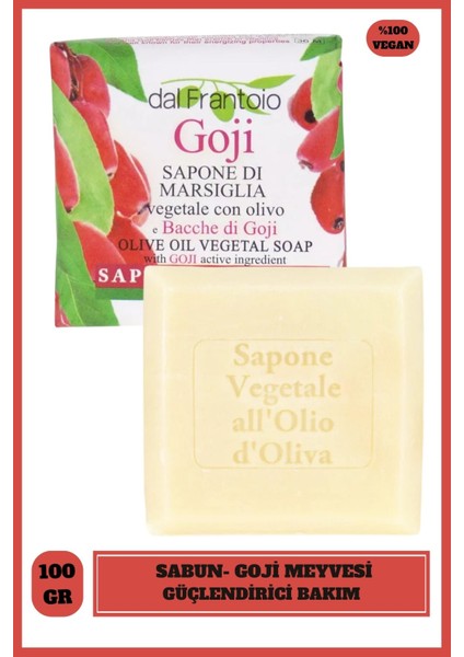 Nesti Dante Saponeria Nesti Dal Frantoio Goji Vera Katı Sabun 100gr| Nemlendirme | Goji Özü