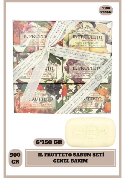 Dei Colli Fiorentini Sabun Seti 6*150Gr |Genel Bakım | Gınestra,Cıpresso,Lavanda,Irıs,Vıoletta,Papavero