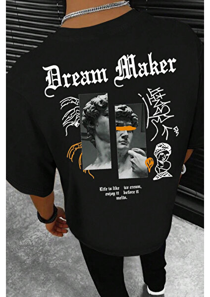 Only Trendwear  Unisex Dream Maker Baskılı Tasarım Tshirt