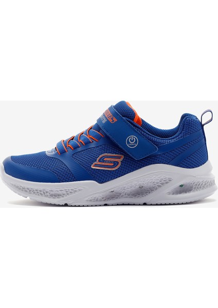 Skechers Meteor-Lights Büyük Erkek Çocuk Mavi Işıklı Spor Ayakkabı 401675L Blor