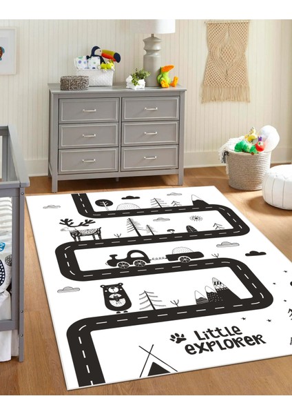 Dijital Baskı Kaymaz Taban Makinede Yıkanabilir Çocuk Odası Halısı Bebek Odası Halısı fiyatları