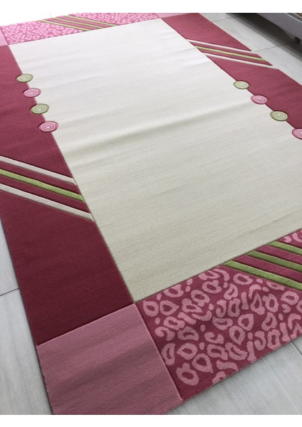 Vizyon Carving 9063 Krem 200X300 Pembe 6 M2 Halı !